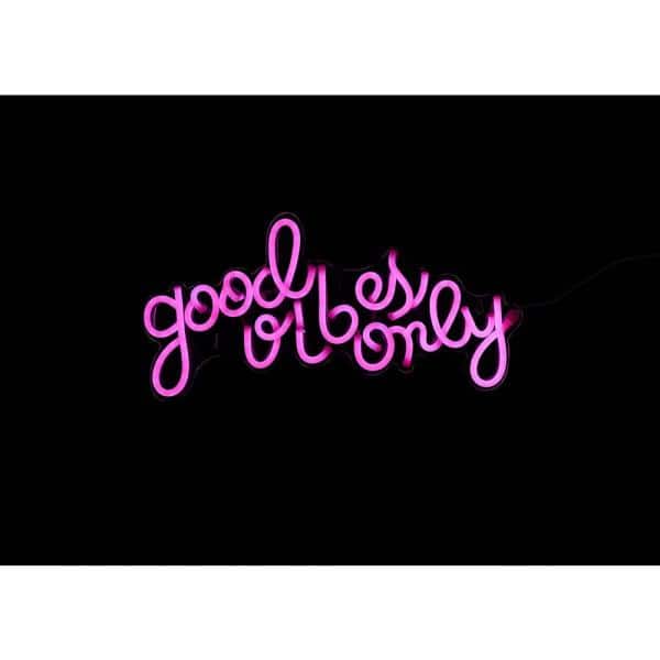Detail Good Vibes Only Neon Schild Nomer 2
