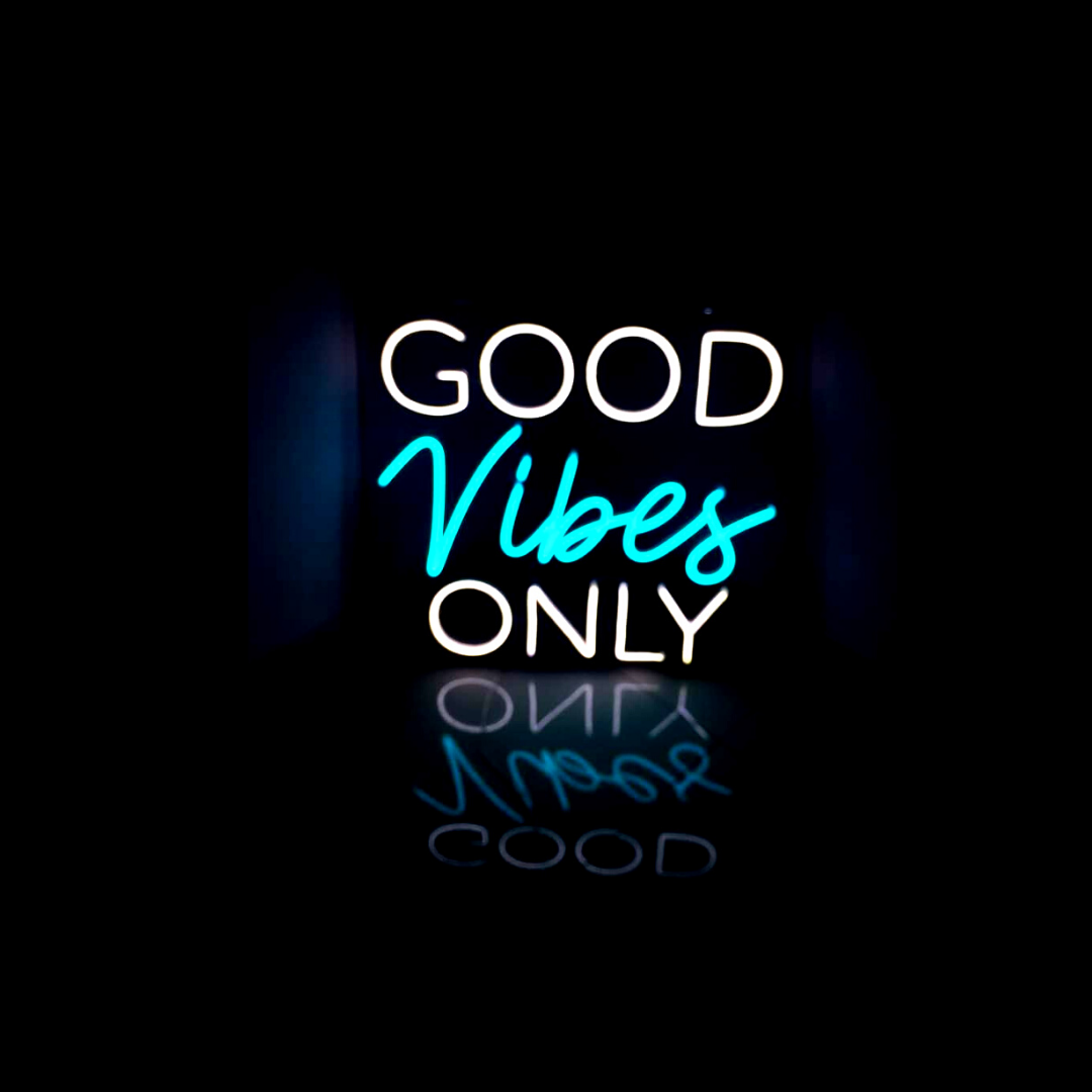 Detail Good Vibes Only Neon Schild Nomer 8