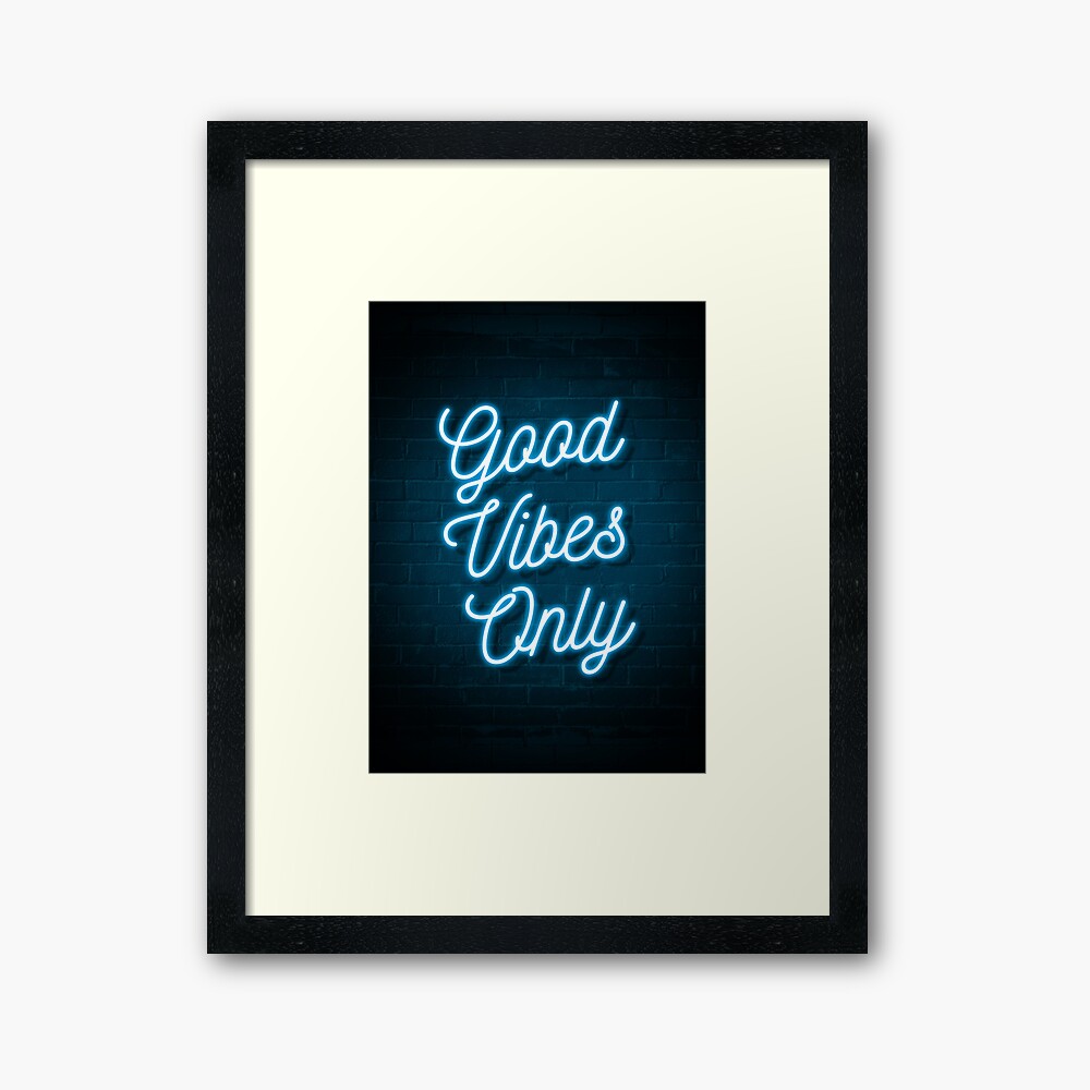 Detail Good Vibes Only Neon Schild Nomer 9