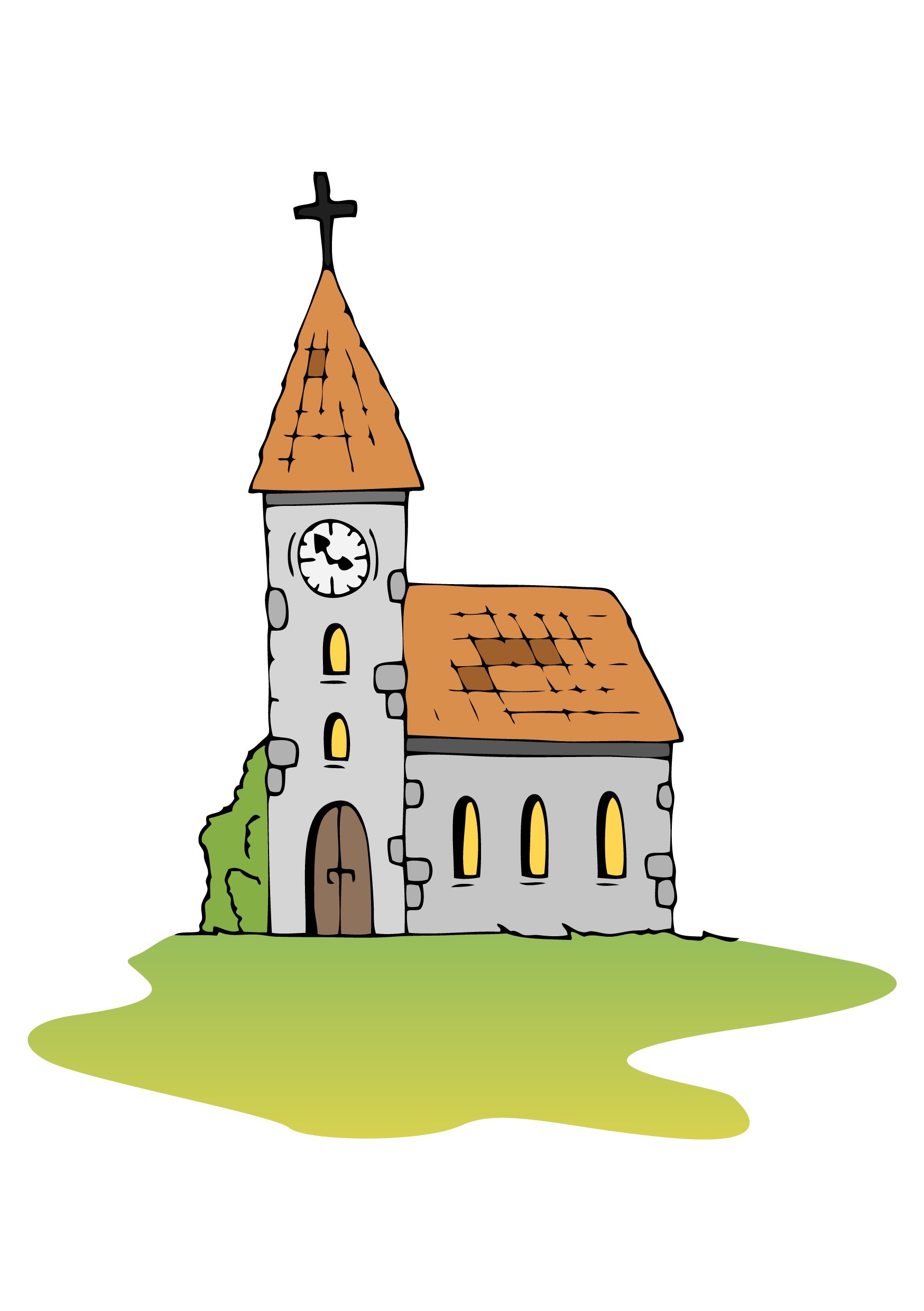 Detail Kirche Zeichnen Nomer 9