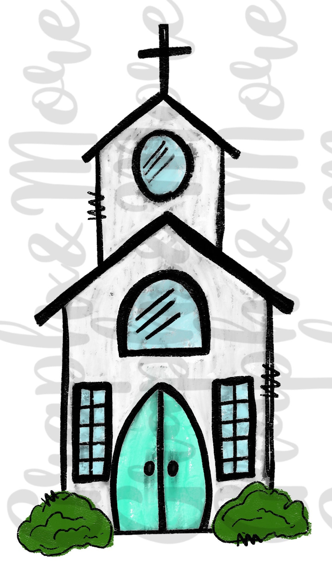 Detail Kirche Zeichnen Nomer 5