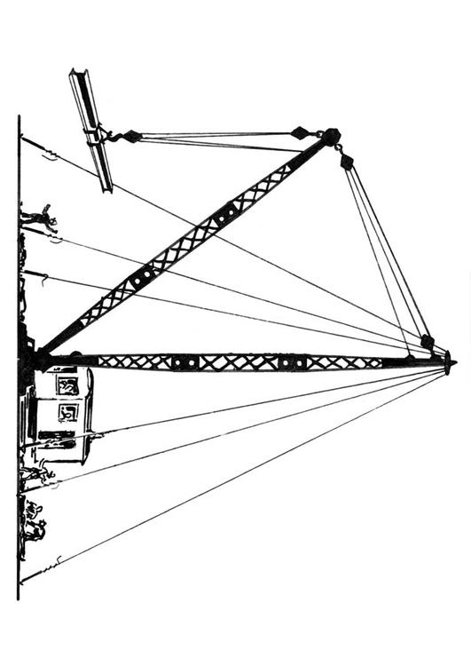 Detail Kran Ausmalbild Nomer 14