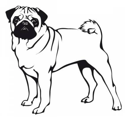 Detail Mops Silhouette Nomer 3