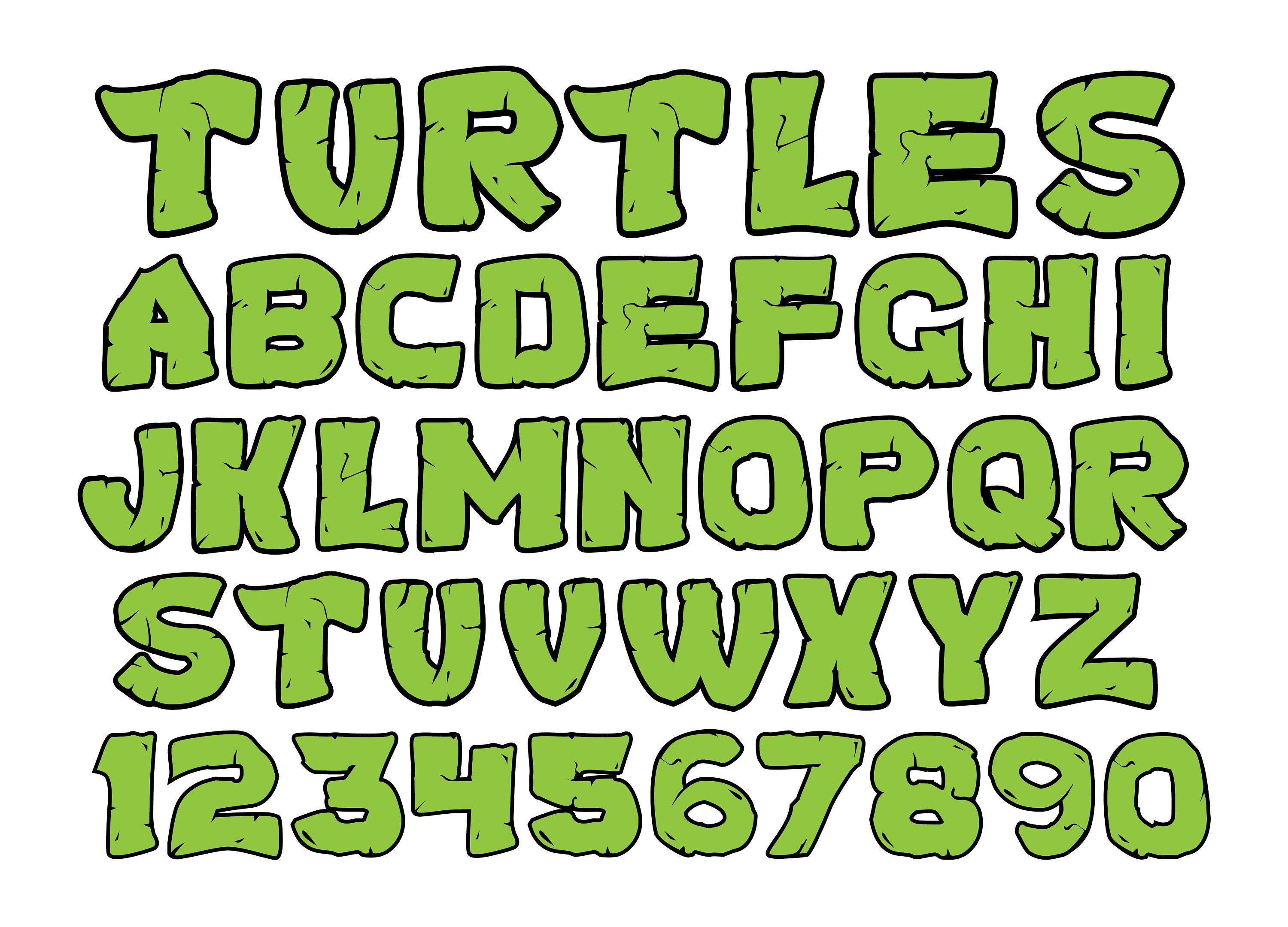Detail Ninjago Font Nomer 11