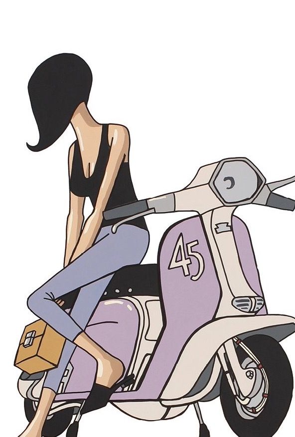 Detail Comic Bilder Motorroller Nomer 12