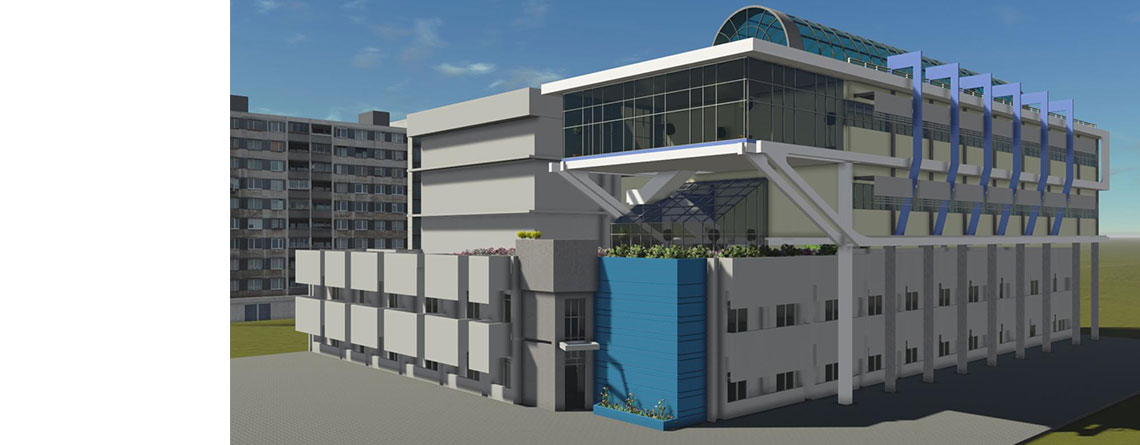 Detail Gambar Design Bangunan Gedung Kantor Pelabuhan Satu Lantai Nomer 29