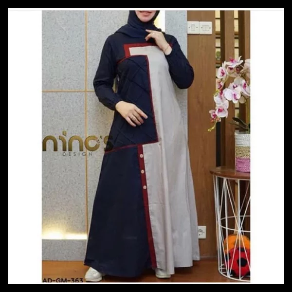 Detail Gambar Design Gamis Nomer 44