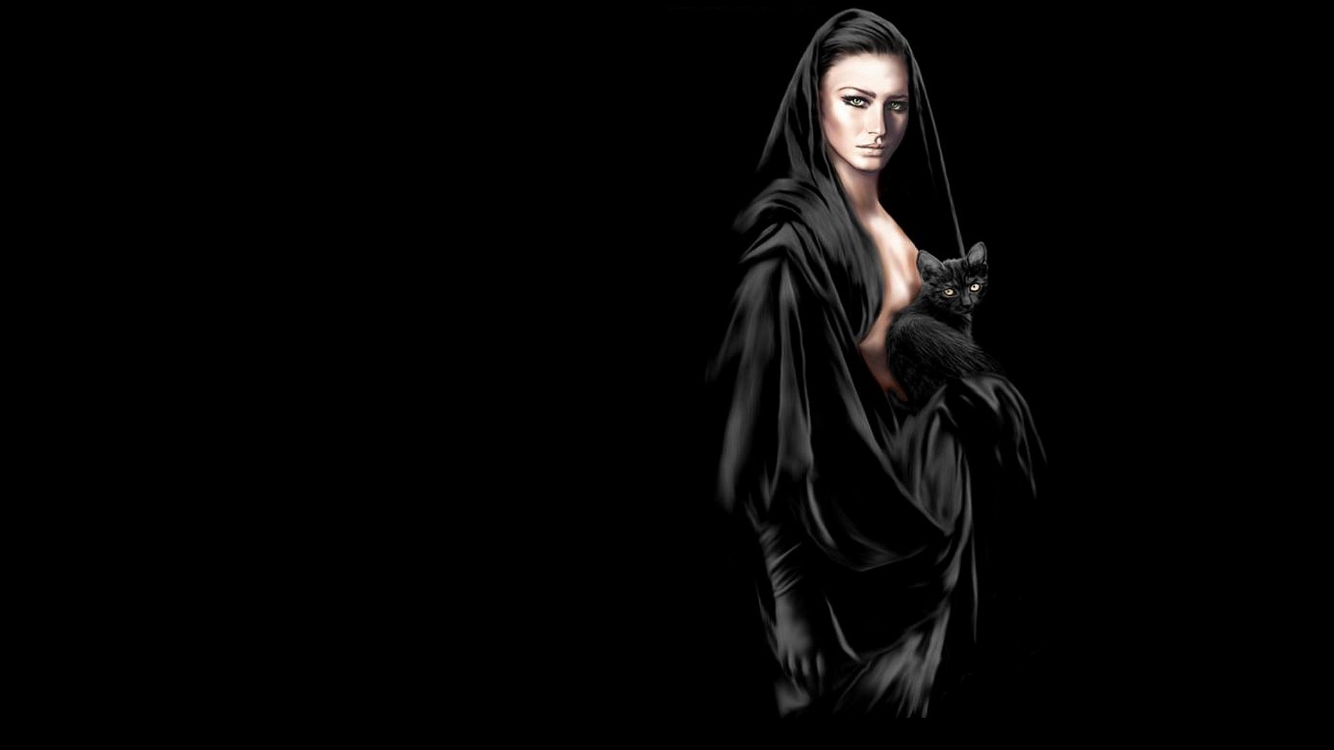 Gambar Desktop 3d Dark Women - KibrisPDR