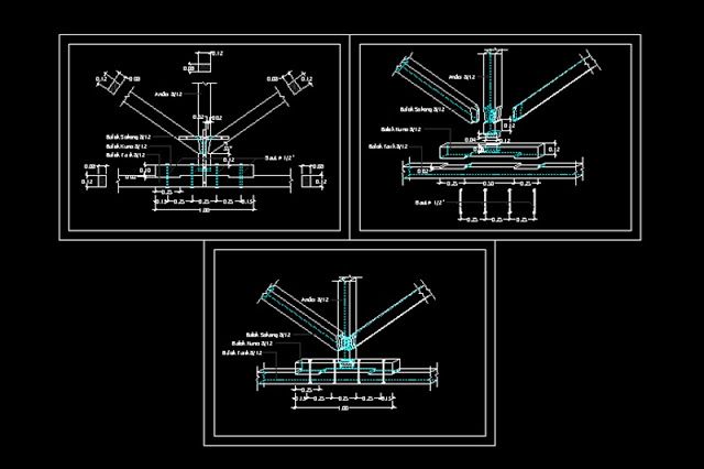 Detail Gambar Detail Atap Sambungan Tunggal Nomer 4