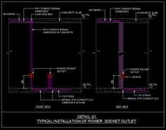 Detail Gambar Detail Autocad Outlet Stop Kontak Nomer 30