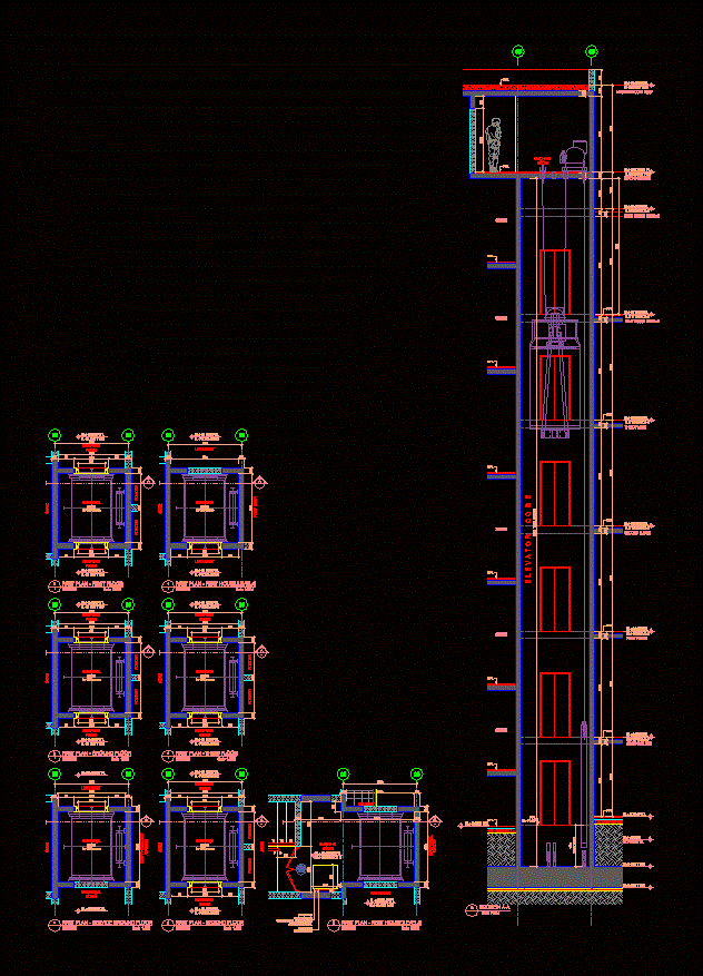 Эскалатор Автокад. Details core