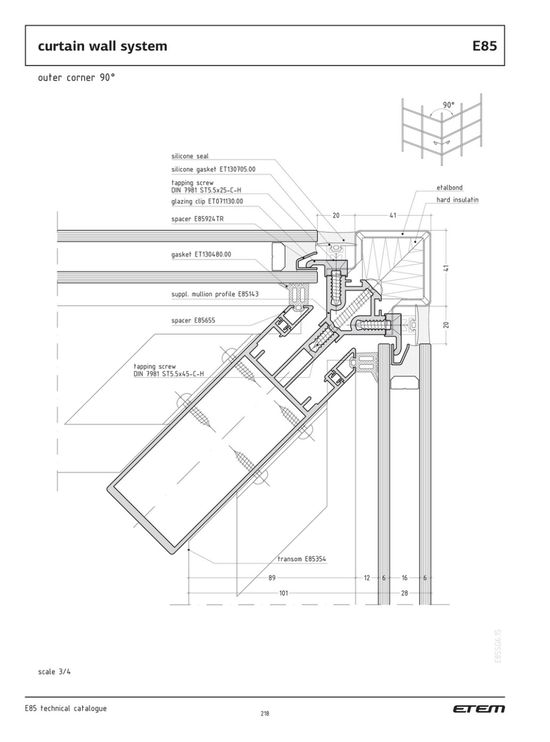 Detail Gambar Detail Curtain Wall Nomer 13