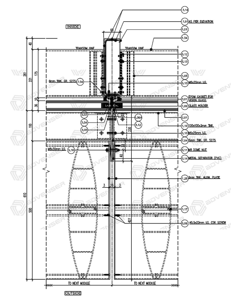 Detail Gambar Detail Curtain Wall Nomer 17