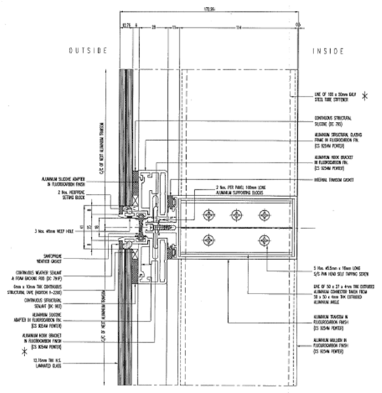 Detail Gambar Detail Curtain Wall Nomer 5