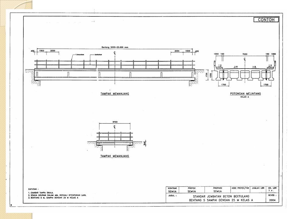 Detail Gambar Detail Jembatan Beton Sederhana Nomer 6