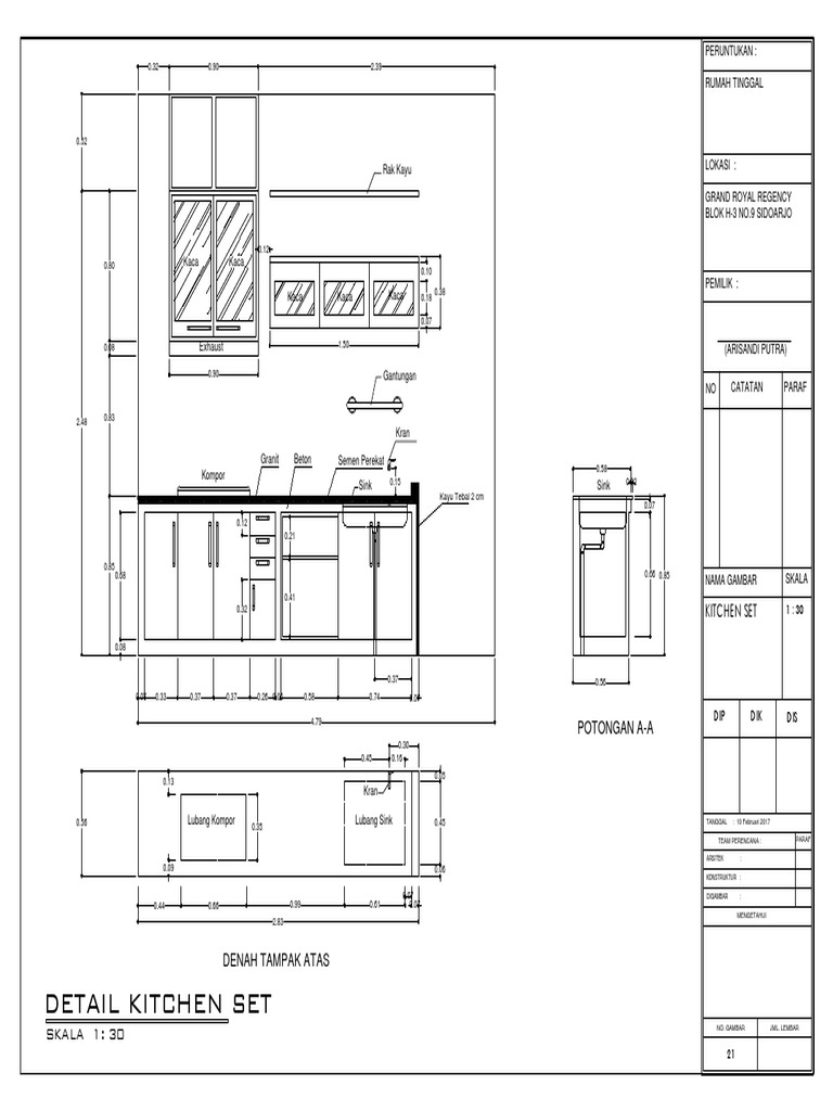 Detail Gambar Detail Kitchen Set Nomer 3