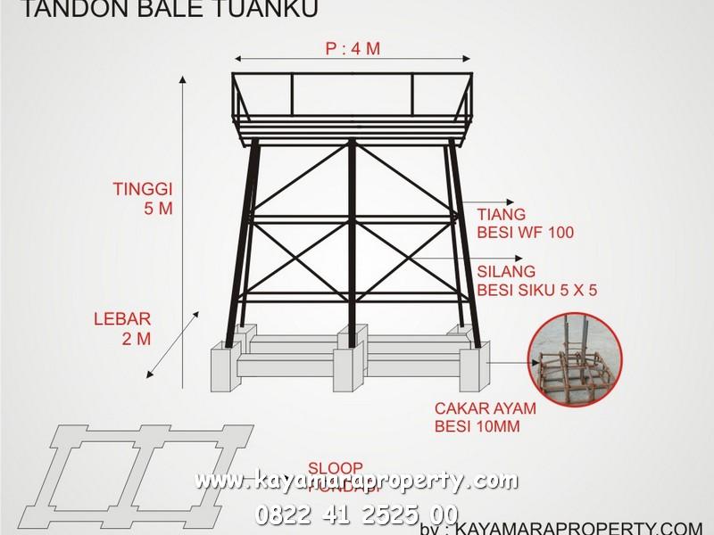 Gambar Detail Konstruksi Tandon Air Dari Besi Siku - KibrisPDR