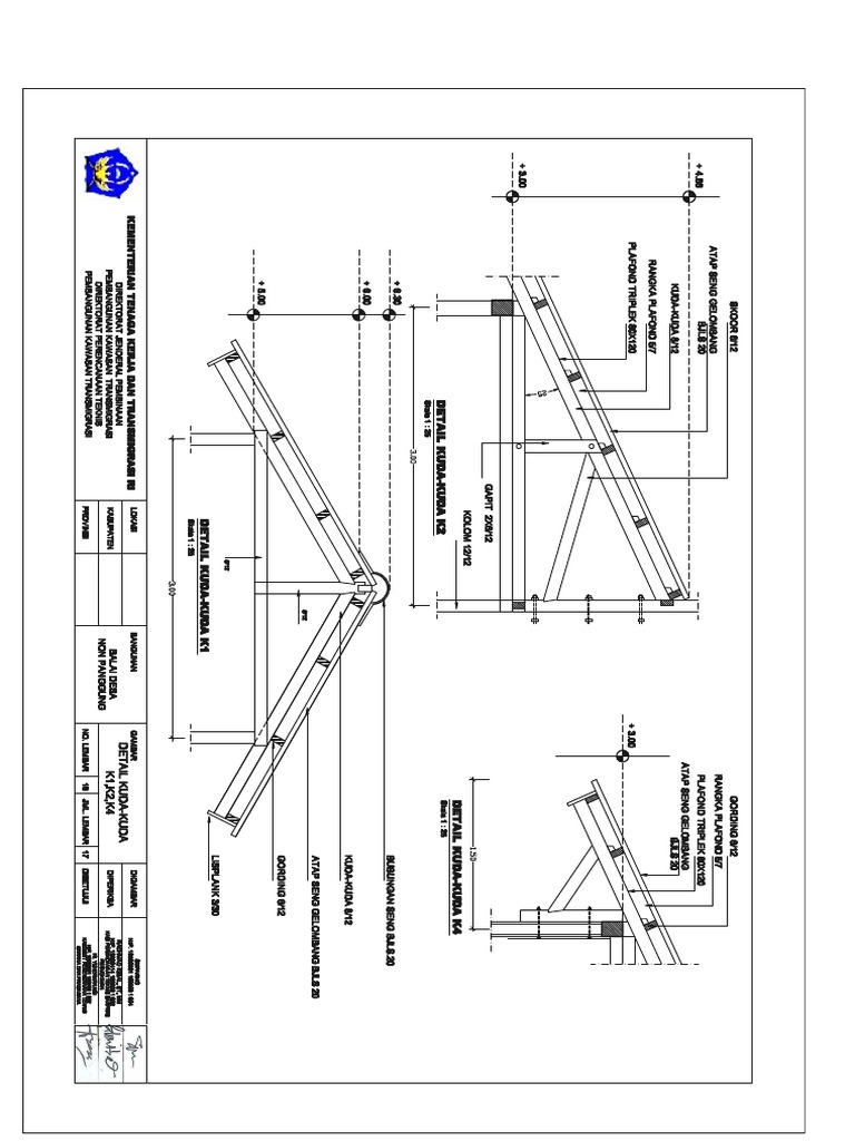 Detail Gambar Detail Kuda Kuda Nomer 38