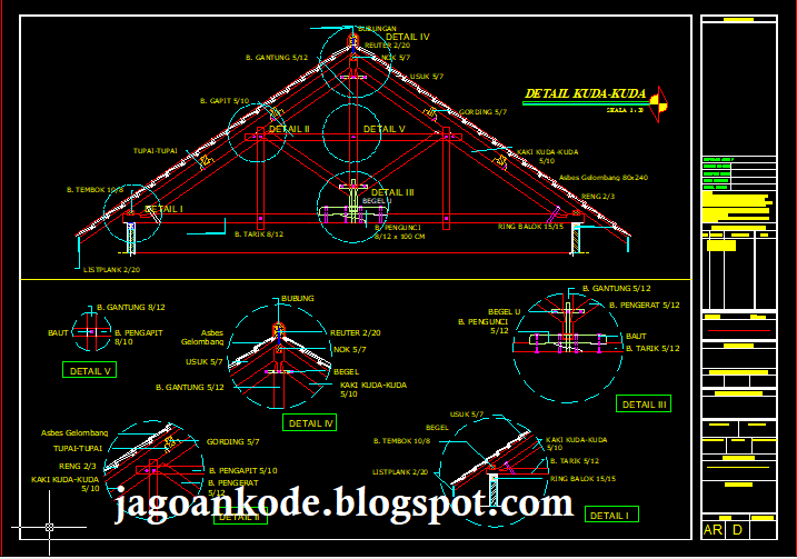 Detail Gambar Detail Kuda Kuda Nomer 6