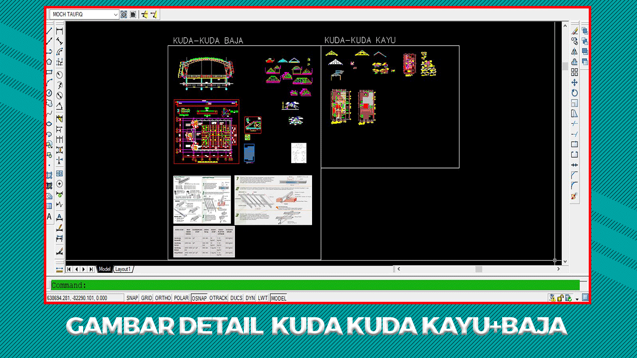 Detail Gambar Detail Kuda Kuda Kayu Nomer 45