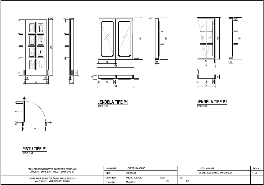 Detail Gambar Detail Kusen Nomer 9