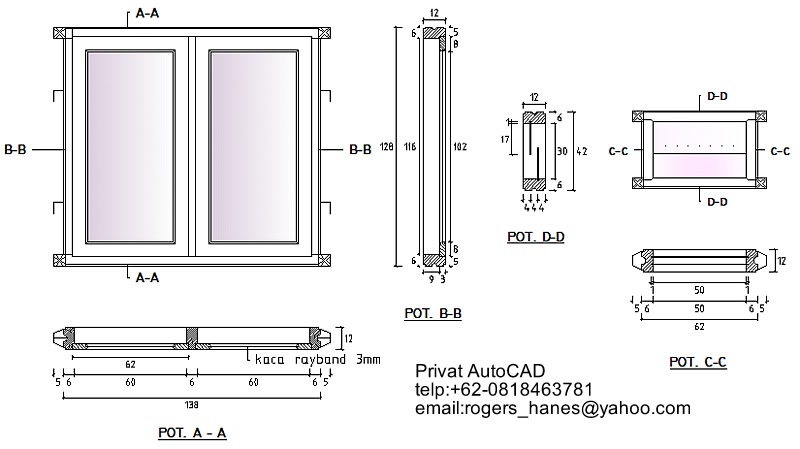 Detail Gambar Detail Kusen Aluminium Nomer 29