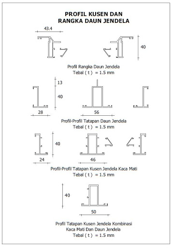 Detail Gambar Detail Kusen Aluminium Nomer 37