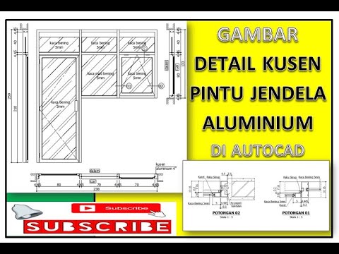 Detail Gambar Detail Kusen Aluminium Nomer 6