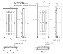 Gambar Detail Pintu Panel - KibrisPDR