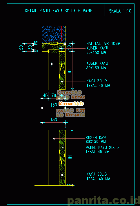 Detail Gambar Detail Pintu Panel Nomer 2