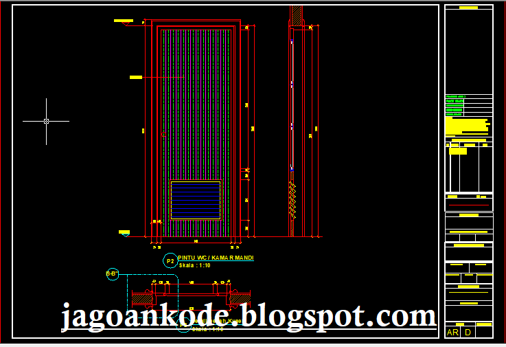 Detail Gambar Detail Pintu Panel Nomer 12