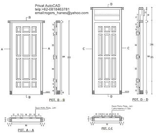 Detail Gambar Detail Pintu Panel Nomer 3