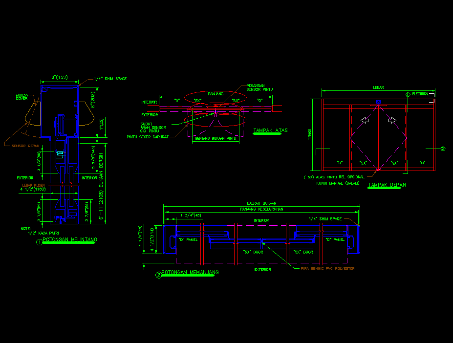 Detail Gambar Detail Pintu Panel Nomer 30