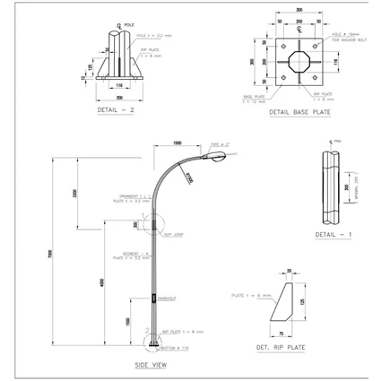 Detail Gambar Detail Pju Nomer 9