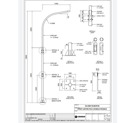 Detail Gambar Detail Pju Nomer 11