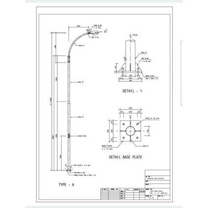 Detail Gambar Detail Pju Nomer 23