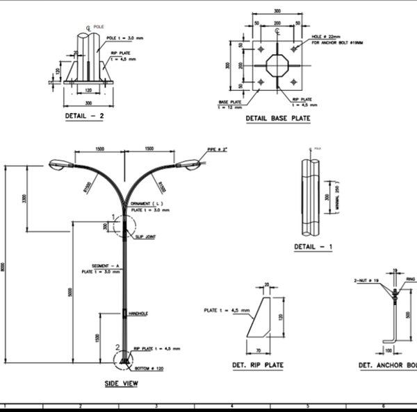 Detail Gambar Detail Pju Nomer 3