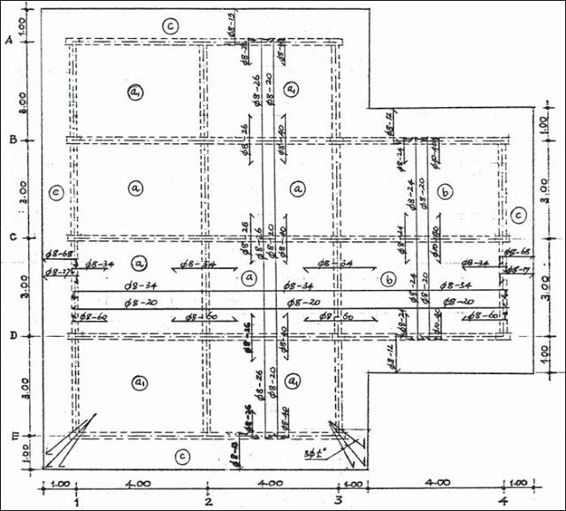 Detail Gambar Detail Plat Lantai Dwg Nomer 17