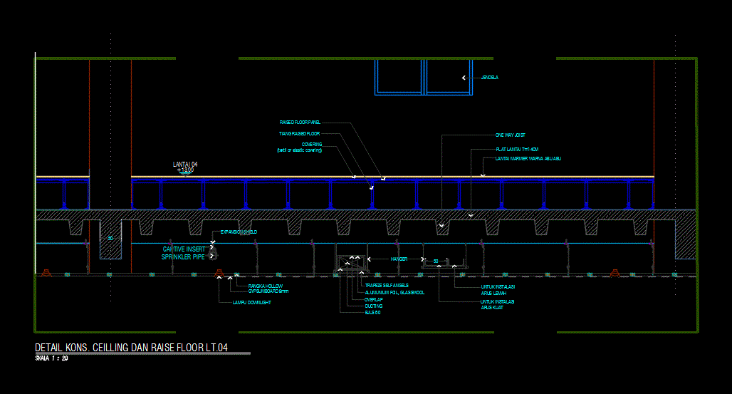 Detail Gambar Detail Plat Lantai Dwg Nomer 18