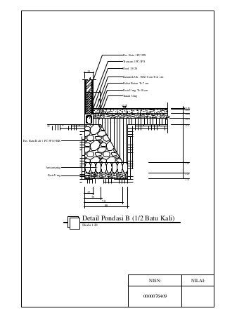 Detail Gambar Detail Pondasi Nomer 23