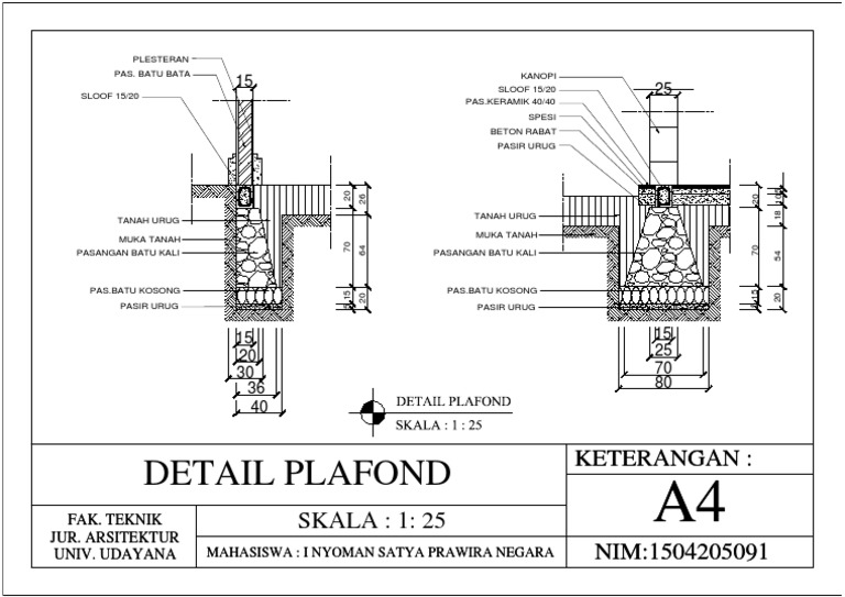 Detail Gambar Detail Pondasi Nomer 48