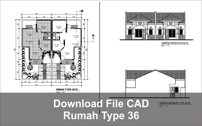 Detail Gambar Detail Rumah Tinggal Dwg Nomer 23