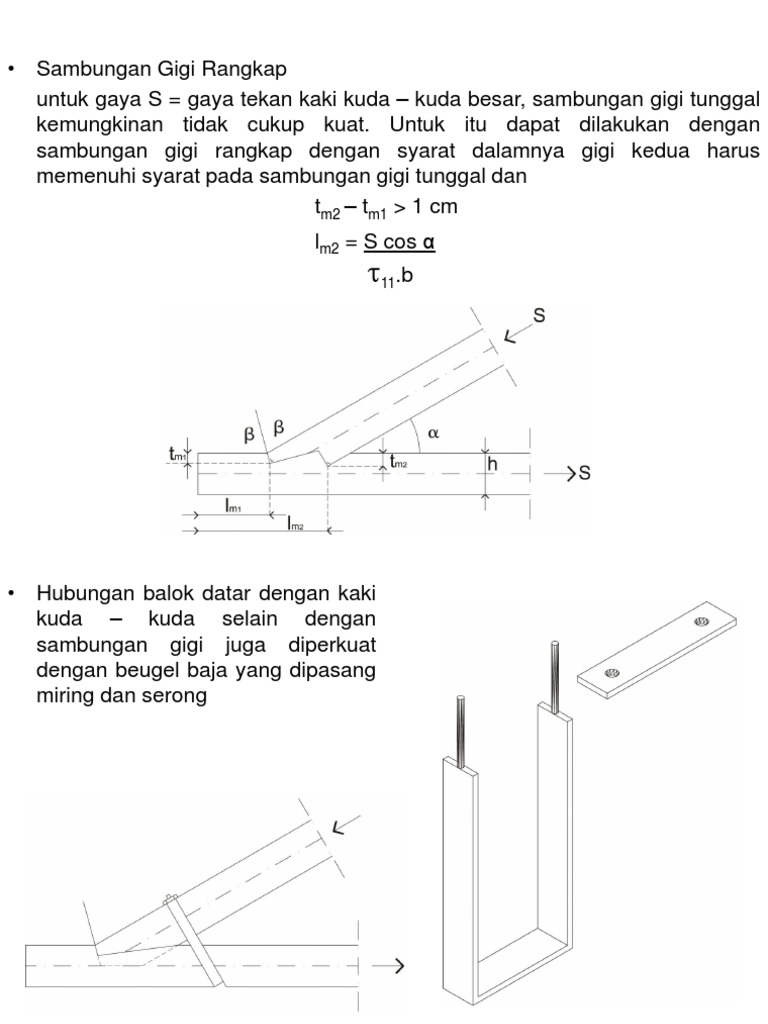 Detail Gambar Detail Sambungan Tunggal Nomer 22