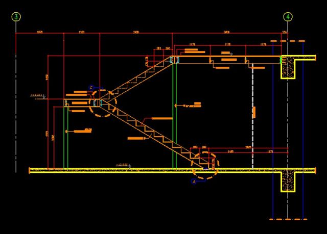 Detail Gambar Detail Tangga Rumah Dwg Nomer 7