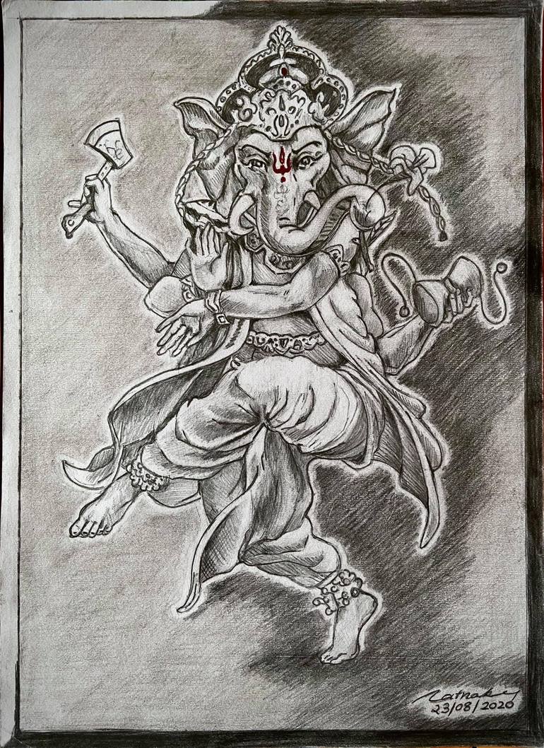 Detail Gambar Dewa Ganesha Sketsa Nomer 32