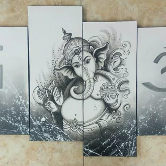 Detail Gambar Dewa Ganesha Sketsa Nomer 35