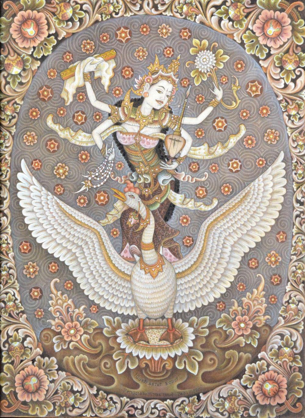 Detail Gambar Dewi Saraswati Versi Bali Nomer 21