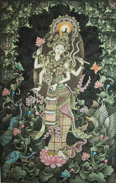 Detail Gambar Dewi Saraswati Versi Bali Nomer 7