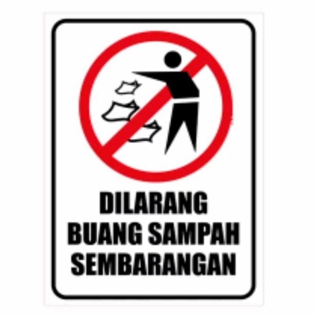 Detail Gambar Di Larang Buang Sampah Sembarangan Nomer 2