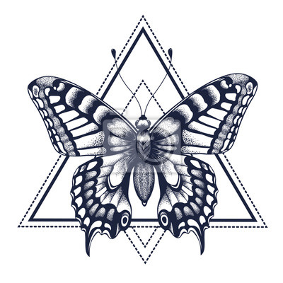 Detail Geometric Dreieck Tattoo Nomer 8